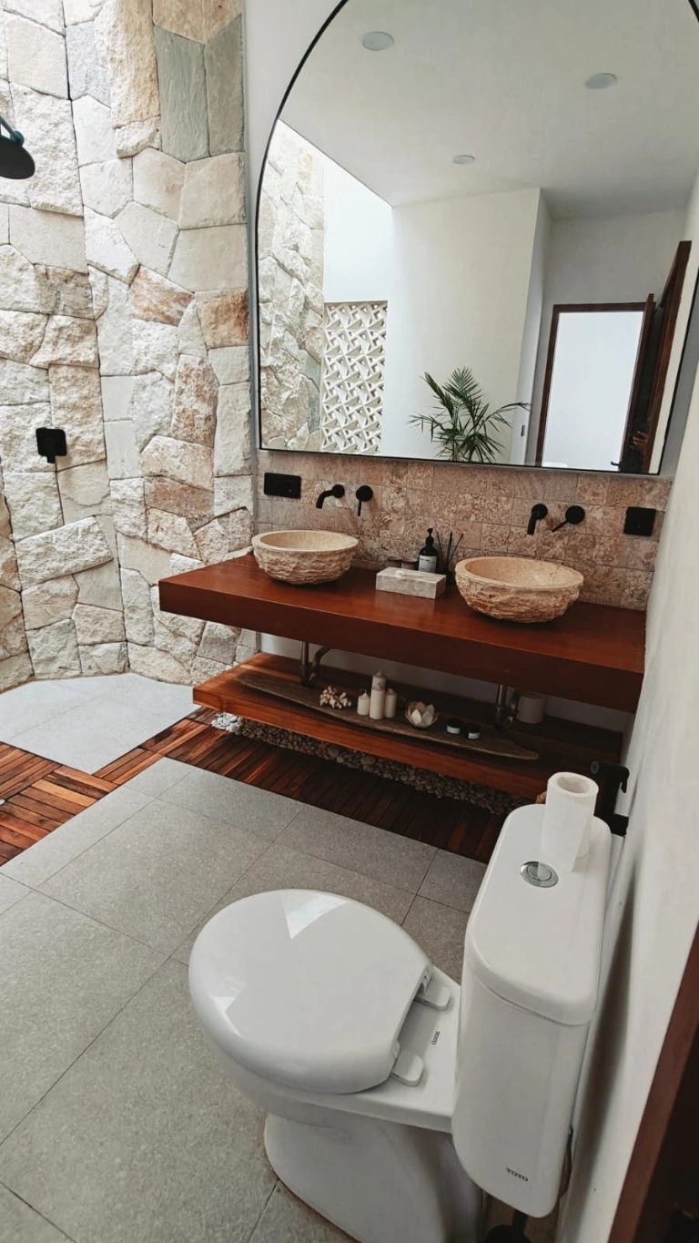 Dual Stone Vessel Vanity